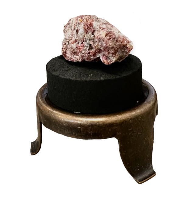 Porte charbon Fleur de vie en metal chez Arabesk|fr