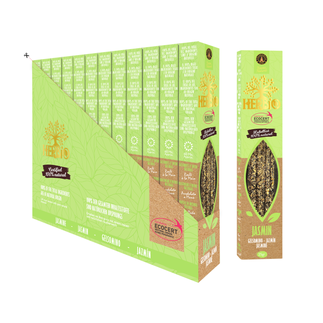 Paquet d'Encens Smudge Ecocert Herbio Jasmin 20g chez Arabesk|fr