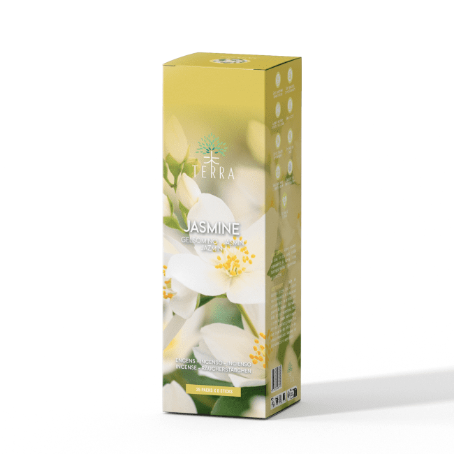 Encens TERRA Jasmin sans charbon 12grs