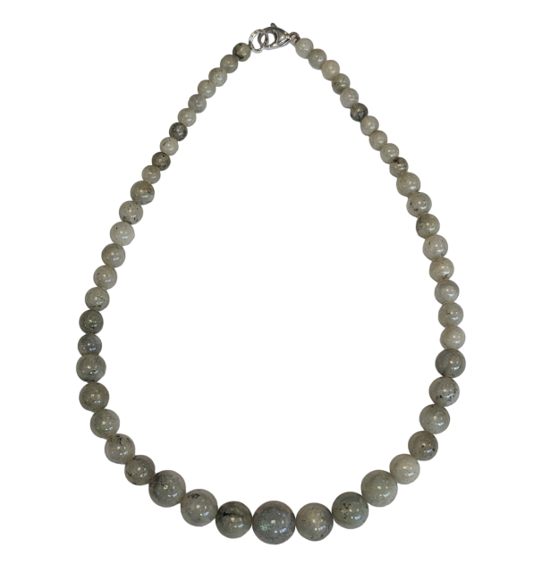 Labradorite Collier Chute Perles 6-14mm 45cm