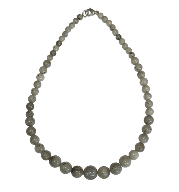 Labradorite Collier Chute Perles 6-14mm 45cm