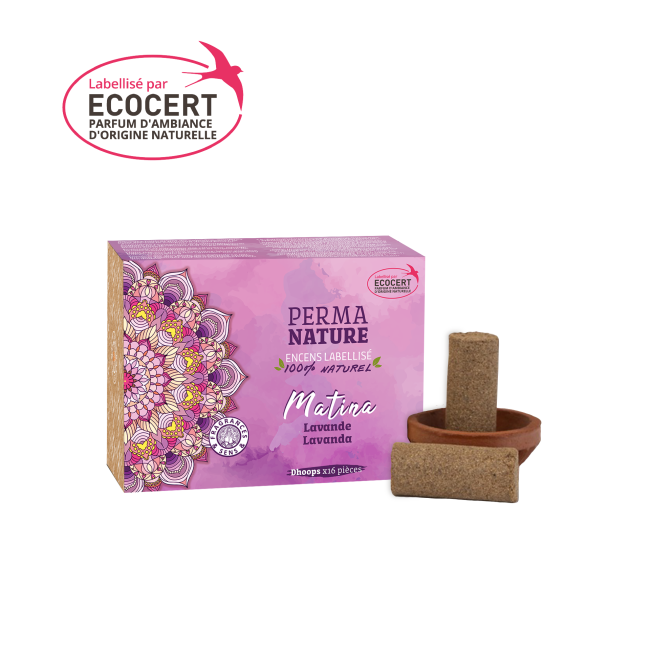 Dhoop Perma Nature Matina Lavande Labellisé Ecocert chez Arabesk
