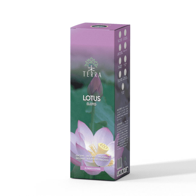 Encens Terra Lotus sans charbon 12grs