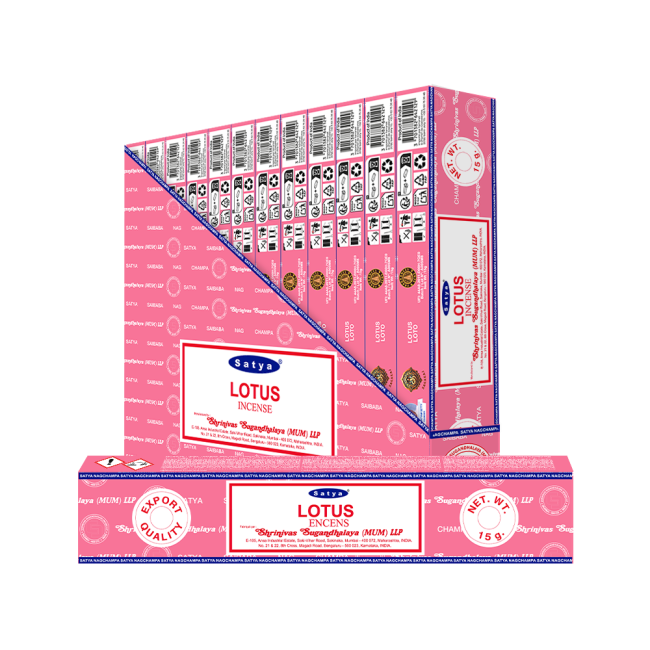 Encens Satya Lotus 15g chez Arabesk