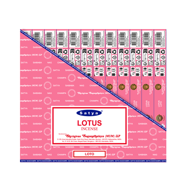 Encens Satya Lotus 15g chez Arabesk|fr