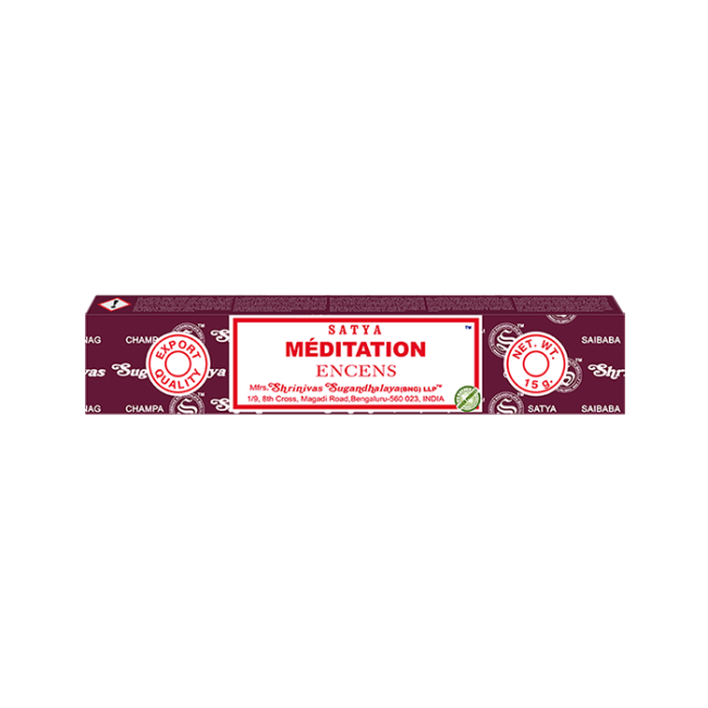Encens Satya Meditation Masala 15g chez Arabesk|fr