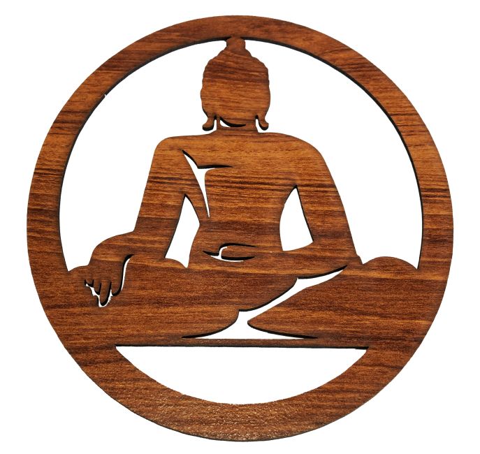 Panneau aimanté en bois Bouddha