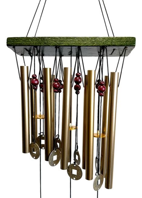 Carillon droit Bronze Feng Shui 54cm