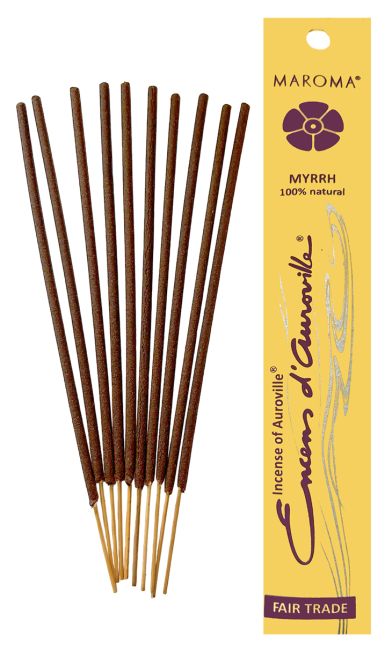 Encens d'Auroville Myrrhe 5x 10 Sticks