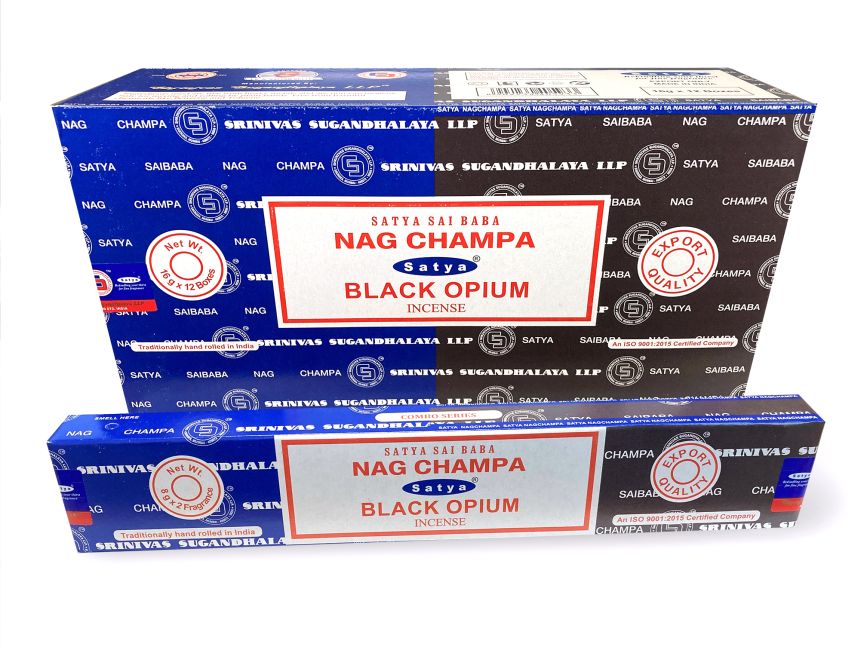 Encens Satya Nag Champa & Black Opium 15g