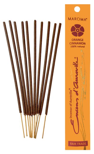Encens d'Auroville Orange Cannelle 5x 10 Sticks