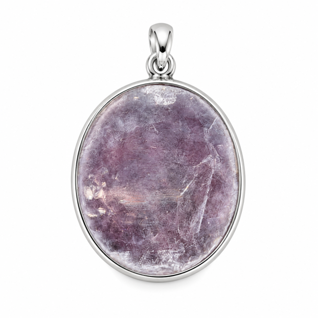 Pendentif Argent 925 Lépidolite AAA 3,08 g chez Arabesk|fr