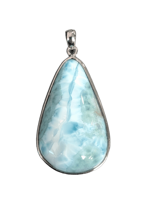 Pendentif Argent 925 Larimar AA 13.16g