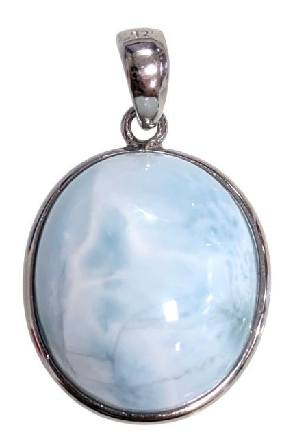 Pendentif Argent 925 Larimar AA 1,9g