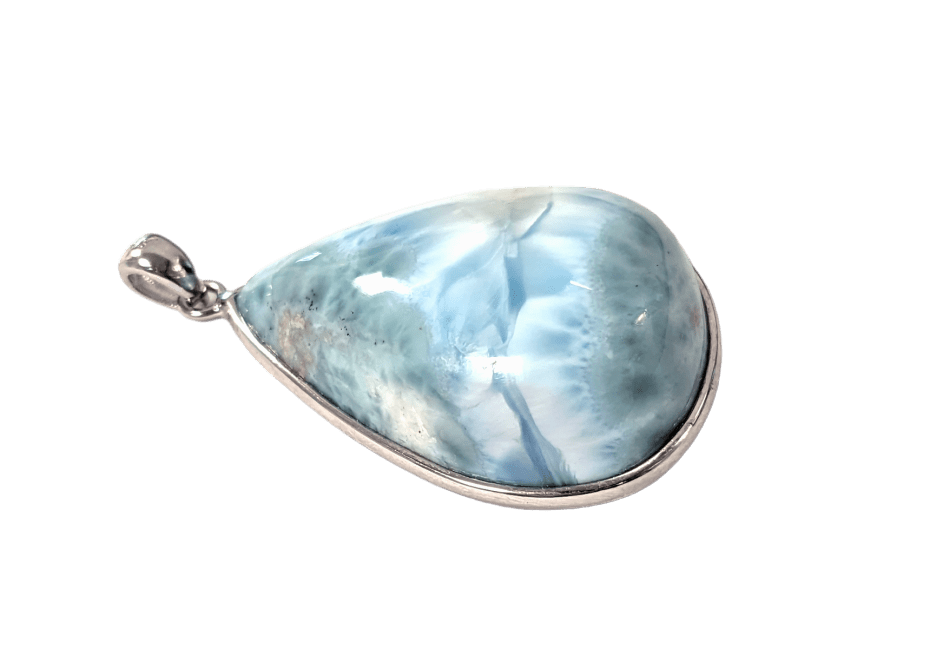 Pendentif Argent 925 Larimar AA 16.88g