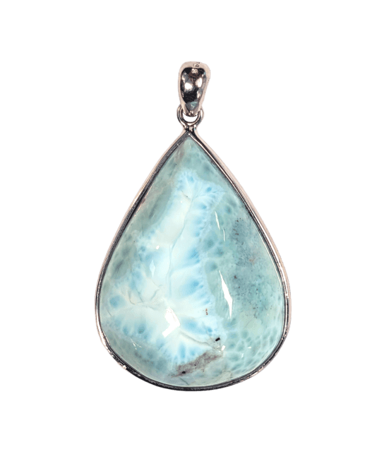 Pendentif Argent 925 Larimar AA 14.41g