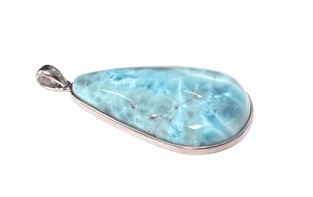 Pendentif Argent 925 Larimar AA 14.84g