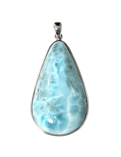 Pendentif Argent 925 Larimar AA 14.84g