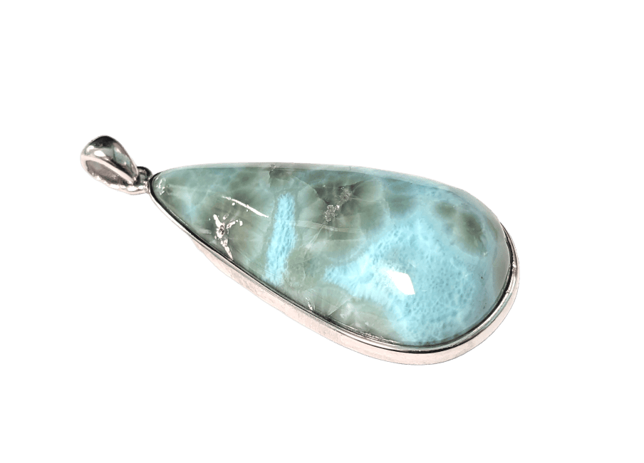 Pendentif Argent 925 Larimar AA 10.58g