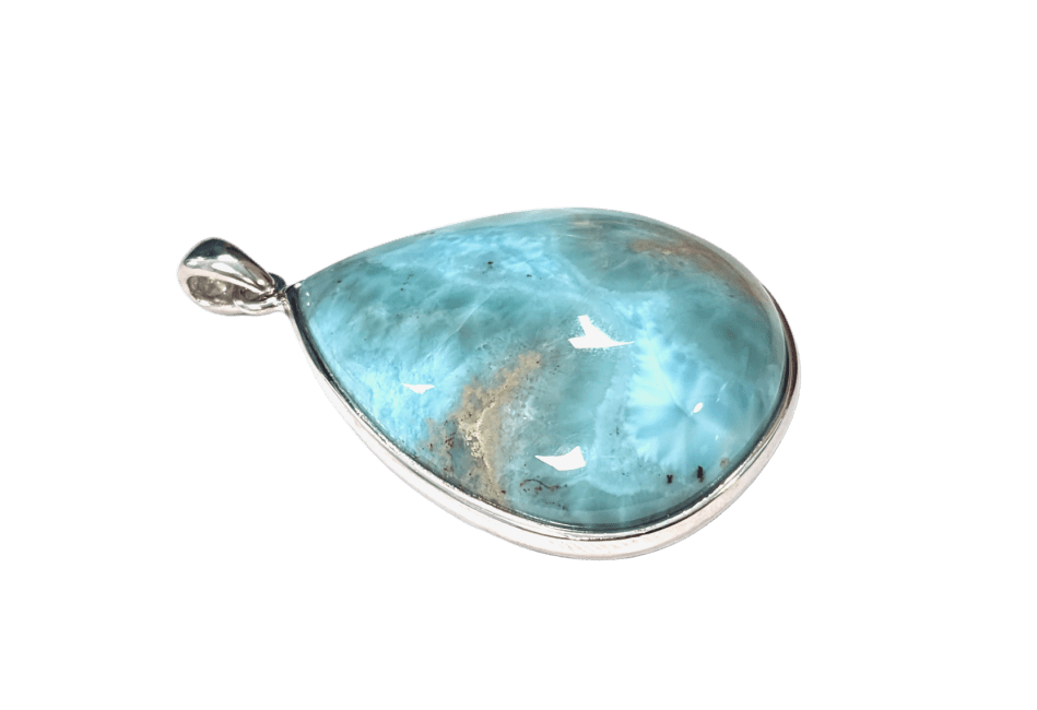 Pendentif Argent 925 Larimar AA 12.7g
