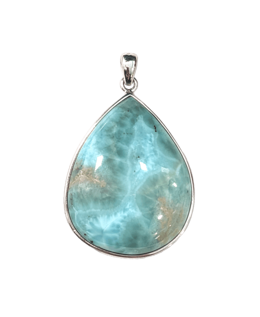Pendentif Argent 925 Larimar AA 12.7g