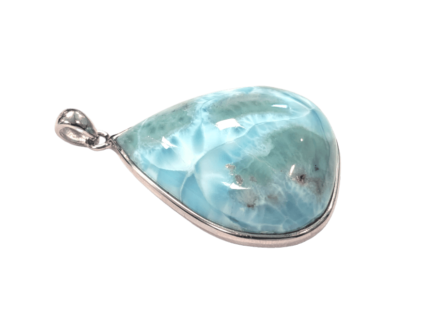 Pendentif Argent 925 Larimar AA 14.78g