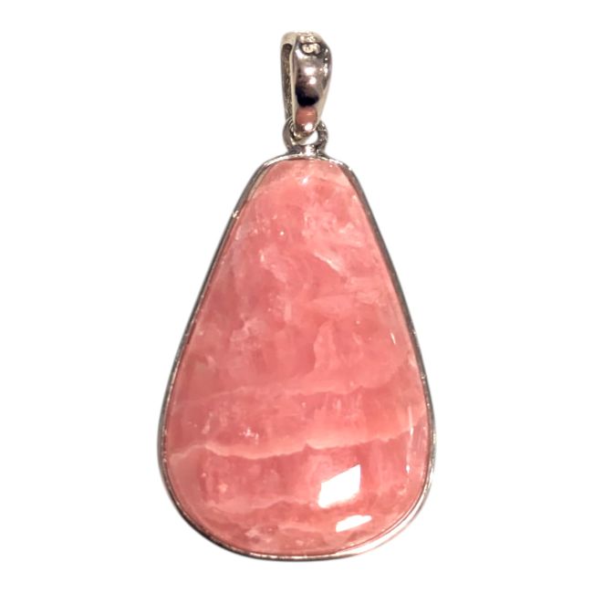 Pendentif Argent 925 Rhodochrosite Argentine AAA 1 pièces 3,09g