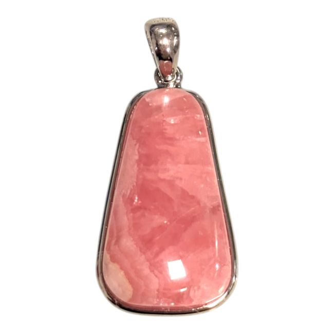 Pendentif Argent 925 Rhodochrosite Argentine AAA 1 pièces 2,73g