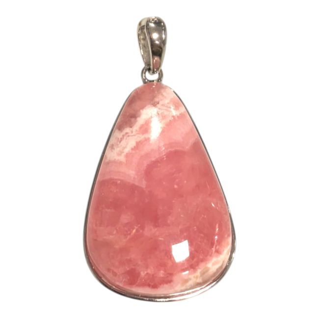 Pendentif Argent 925 Rhodochrosite Argentine AAA 1 pièces 4,79g