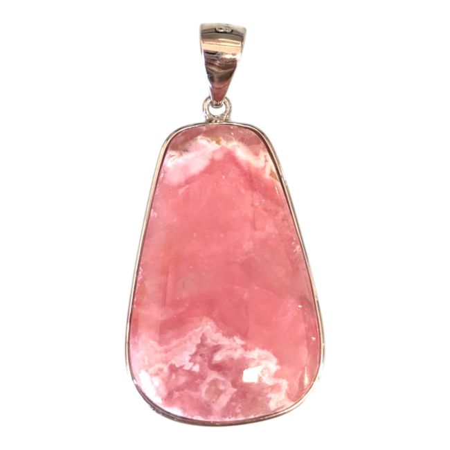 Pendentif Argent 925 Rhodochrosite Argentine AAA 1 pièces 3,96g