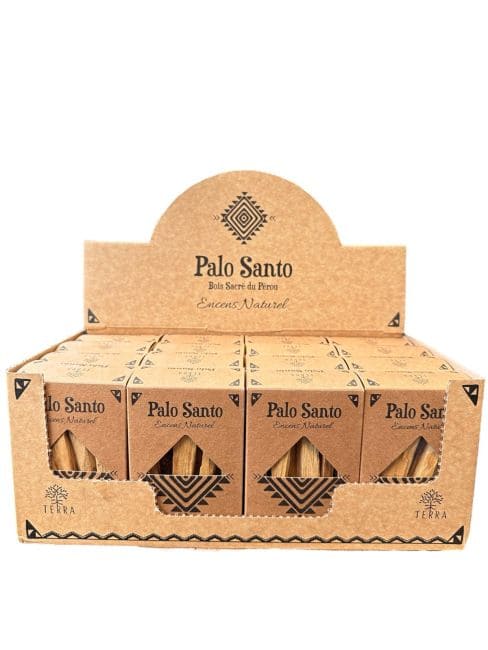 Présentoir 16 x boites Palo Santo bâtonnets 70g