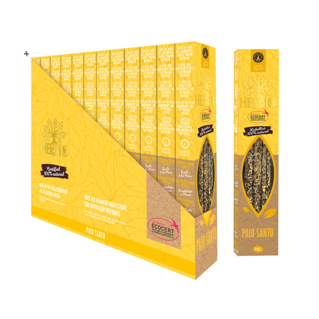 Encens Smudge Ecocert Herbio Palo Santo 20g chez Arabesk|fr
