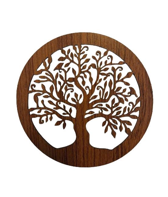 Panneau en Bois Aimanté Arbre de Vie Fleuri 18cm  pour HMD999 chez Arabesk