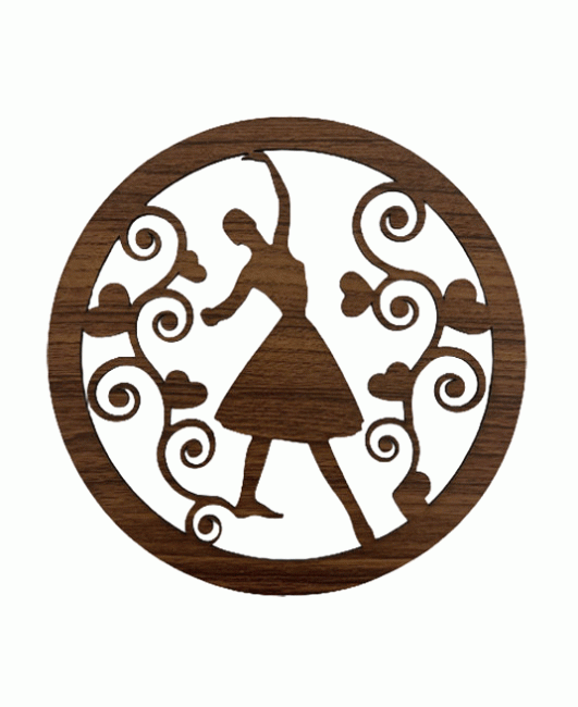 Panneau Aimanté  Danseuse 18cm pour HMD999