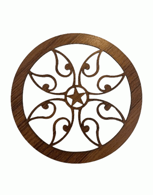 Panneau Aimanté  Rosace Tribale 18cm pour HMD999