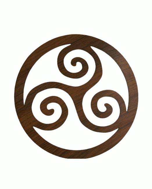 Panneau Triskelion 9cm pour USB999