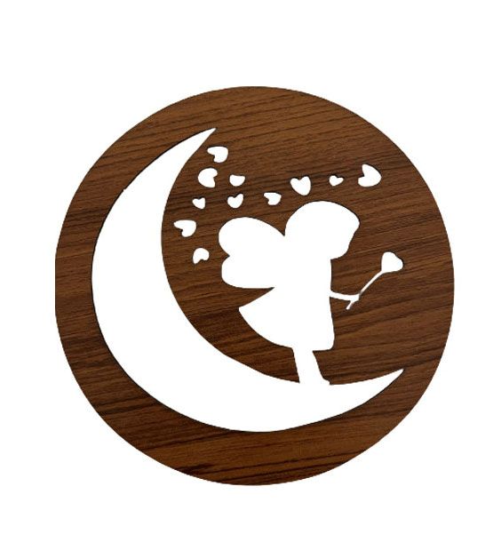 Panneau Ange Lune 9cm pour USB999