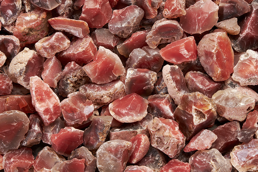 Cornaline Rouge Africaine Brute A 500g chez Arabesk|fr