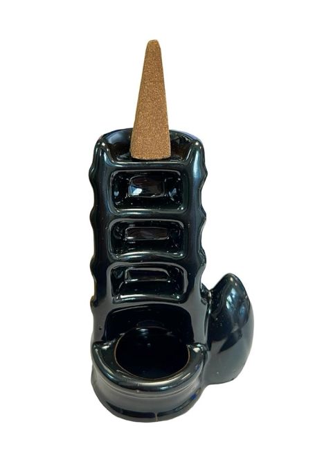Porte Encens Backflow Céramique Cascade d'escaliers 10cm chez Arabesk|fr