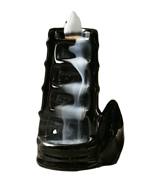 Porte Encens Backflow Céramique Cascade d'escaliers 10cm chez Arabesk