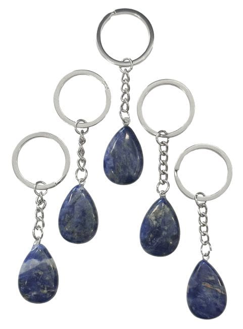 Porte Clés Goutte Sodalite A 30mm x 5