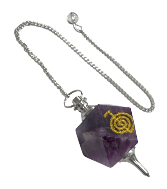 Pendule Hexagonal Améthyste ChoKu Rei