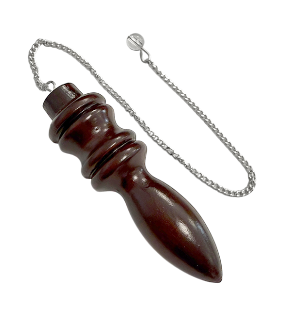 Pendule Cône en Bois de Rose 7cm chez Arabesk