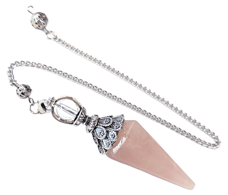 Pendule Quartz Rose 6 faces & Métal chez Arabesk