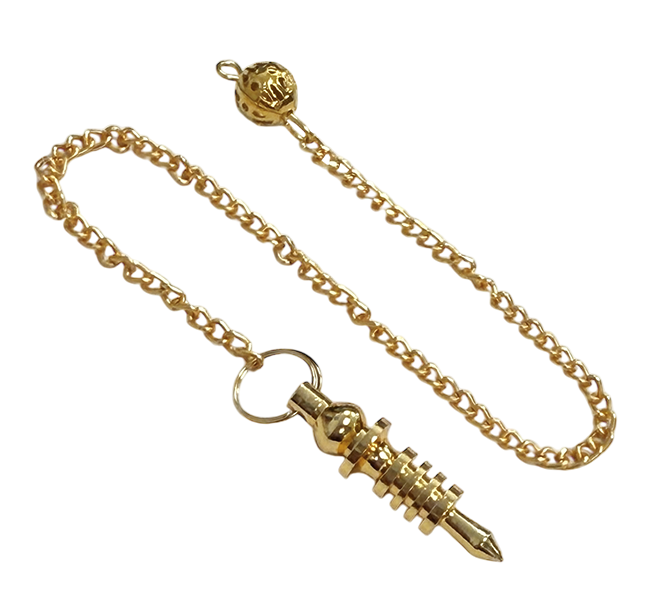 Pendule métal doré 4cm chez Arabesk