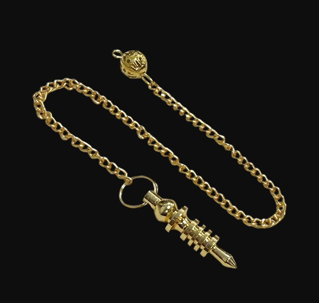 Pendule métal doré 4cm chez Arabesk|fr