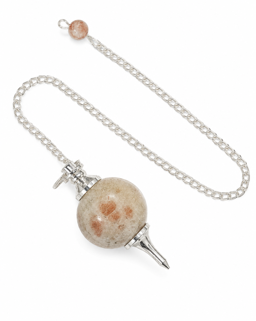 Pendule sphère Pierre de Soleil 4cm chez Arabesk