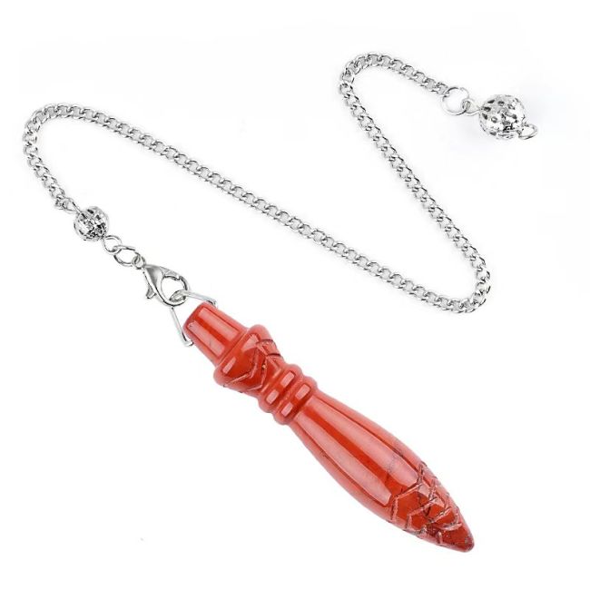 Pendule de Thot Jaspe Rouge