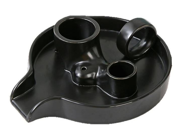 Porte Encens Céramique Noir pour Palo Santo et Sauge Blanche  18.50cm