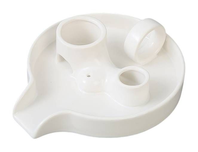 Porte Encens Céramique Blanc pour Palo Santo et Sauge Blanche  18.50cm
